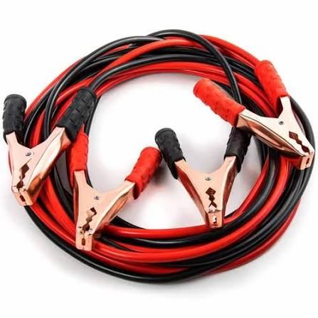 Radha 600AMP heavy duty booster cable jump leads with copper clamps safety gloves and Radha pouch